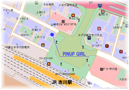 市川駅徒歩30秒の美容室PinupGirl（ピンナップガール）