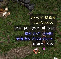 �A�C�e�������o�Ă���Ƃ���