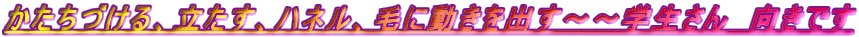 �������Â���A�������A�n�l���A�тɓ������o���`�`�w������@�����ł�