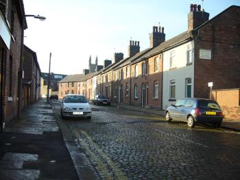 シェフィールドの町並み。